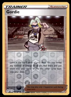 Pokemon TCG Gordie Sword & Shield - Evolving Skies #149 Holo Reverse - Image 1