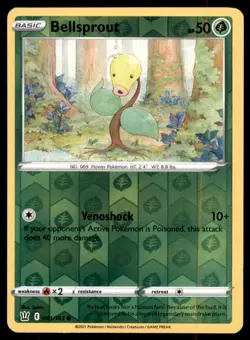 Pokemon TCG Bellsprout Sword & Shield - Battle Styles #1 Holo Reverse - Image 1