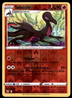Pokemon TCG Salazzle Sword & Shield - Battle Styles #28 Holo Reverse - Image 1