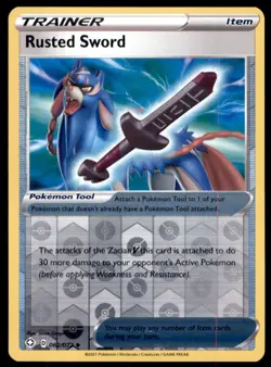Pokemon TCG Rusted Sword Sword & Shield - Shining Fates #62 Holo Reverse - Image 1