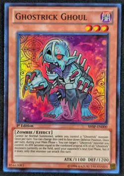 Ghostrick Ghoul 1996 1st Edition Super Rare Holo Yugioh Card SHSP-EN000 (NM) - Image 1