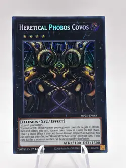 Heretical Phobos Covos MP25-EN088 Prismatic Secret Rare Yugioh! NM - Image 1