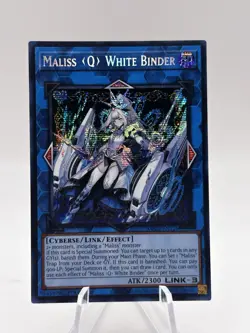 Maliss Q WhiteBinder MP25-EN126 Prismatic Secret Rare 1st Edition Yugioh! NM - Image 1