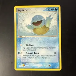 Pokemon Card Squirtle 83/112 Fire Red & Leaf Green Regular Non Holo 2004 LP - Image 1