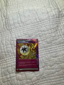 Pokemon TCG Enriching Energy 191/191SV08: Surging Sparks Ace Spec Rare Holo Card - Image 1