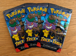 Pokemon ~ Trick Or Trade 2024 ~ 3 x 🎃 Booster (3 Card) Sealed Packs!! - Image 1