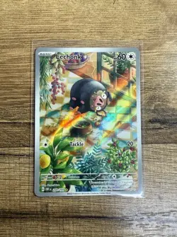 Pokemon Card TCG - Lechonk 209/197 Illustration Rare Obsidian Flames Near Mint - Image 1