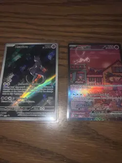 2 Pokemon Promo Cards Mew And Mewtwo - Image 1