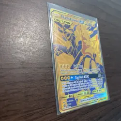 Pokemon Reshiram & Charizard / Pikachu & Zekrom GX Tag Team Gold Promo Card Set - Image 4