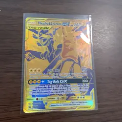 Pokemon Reshiram & Charizard / Pikachu & Zekrom GX Tag Team Gold Promo Card Set - Image 5