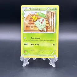 Chikorita RC1/RC32 Radiant Collection Generations Regular Pokemon Card 2016 LP - Image 1