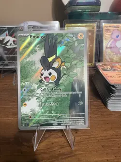 Emolga Black Bolt Holo Card 112/086 SV Near Mint Condition - Image 1