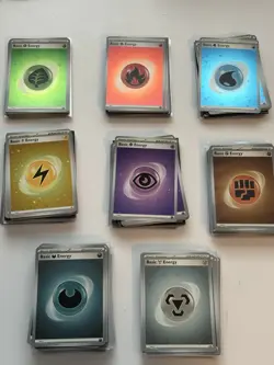 Pokemon TCG 217 Card Lot -Holo Energies - Scarlet & Violet 151 (MEW) - NM - Image 1