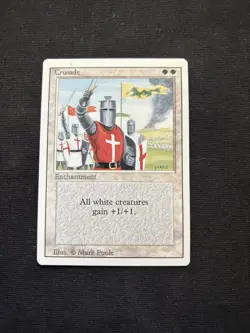 MTG Crusade Revised Edition Regular Rare Mtg NM - Image 1