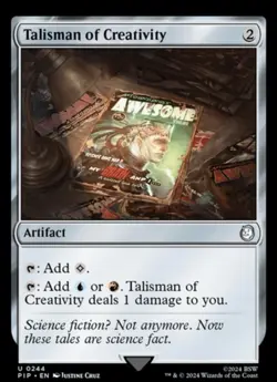 MTG Talisman Of Creativity U 0244 NM - Fallout - Image 1