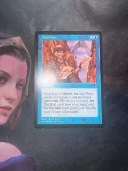 🔮 MTG Intuition LP Tempest 1997 - Reserved List Blue Instant - Legacy Staple - Image 1