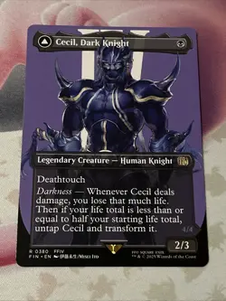 Cecil, Dark Knight (Borderless) Final Fantasy Regular - Image 1