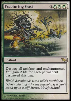 MTG Magic the Gathering Fracturing Gust (227/314) Shadowmoor LP - Image 1