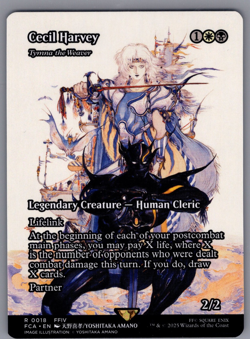 Cecil Harvey (tymna The Weaver) (showcase) MTG Final Fantasy: Through The Ages - Image 1