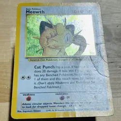 2000 Game Boy Meowth #10 Black Star Promo 10 Holo Rare English WotC Pokemon Card - Image 4