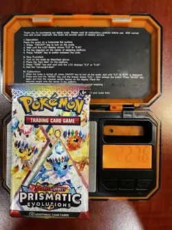 Heavy 22.76! Pokemon Prismatic Evolutions Booster Pack Sealed! Demi-God Pack!U - Image 1