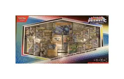 Pokemon Prismatic Evolutions Lucario Ex & Tyranitar Ex Premium Collection NEW - Image 1