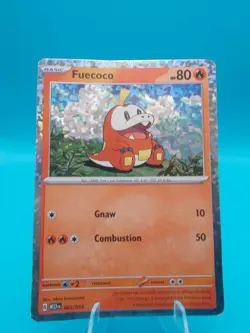 Fuecoco 002/015 McDonald's 2023 Pokemon TCG Holo Moderately Played - Image 1