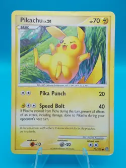 Pikachu 70/100 Stormfront Pokemon TCG Regular Lightly Played - Image 1