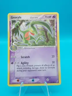 Grovyle (Delta Species) 19/100 Crystal Guardians Pokemon TCG Regular LP - Image 1