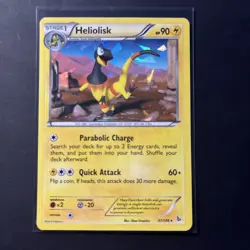 Pokemon TCG Heliolisk Cracked Ice Holo Flashfire 37/106 NM- - Image 1