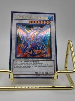 Yugioh Gungnir, Dragon Of The Ice Barrier DT03 Ultra Parallel Rare Very LP - Image 1