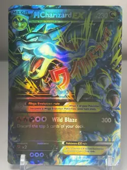 Pokemon Mega M Charizard EX 69/106 Ultra Rare 2014 XY Flashfire Card - Image 1
