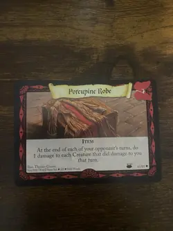 Harry Potter CCG Diagon Alley Card 43/80 Porcupine Robe - Image 1