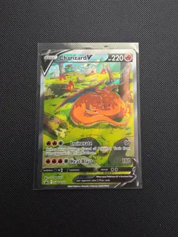 Charizard v SWSH260 Holo Black Star Promo Card Sword & Shield - Image 1