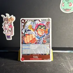 One Piece Don Card Koby PRB-02 Foil English Edition Rare Version NM - Image 1
