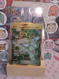 Aether Paradise Conservation Area SV87/SV94 Hidden Fates Pokemon Card NM/LP - Image 1