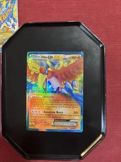 HO-OH EX Dragons Exalted Set POKEMON Full-Art Holo 2012 Trading Card 22/124 - Image 2