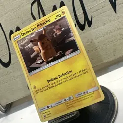Pokemon TCG Detective Pikachu SM194 Cosmos Holo Black Star Promo Card - Image 2