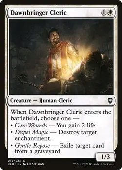 (4x FOIL) DAWNBRINGER CLERIC - CL: Baldur's Gate - MTG Magic the Gathering Card - Image 1