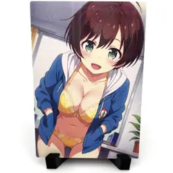 New Game! Hajime Shinoda Sexy Hot Anime Waifu Girl Doujin Goddess Story Art Card - Image 1