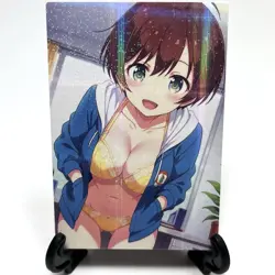 New Game! Hajime Shinoda Sexy Hot Anime Waifu Girl Doujin Goddess Story Art Card - Image 2