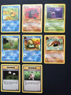 Pokemon TCG - Fossil - 13 card Lot #20 - Common / Uncommon - WOTC Vintage LP/MP - Image 3