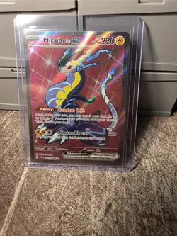 Pokemon TCG Miraidon EX Scarlet & Violet Base Set Holo Ultra Rare Card 227/198 - Image 1