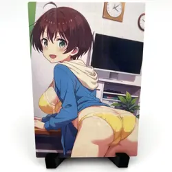 New Game! Hajime Shinoda Sexy Hot Anime Waifu Girl Lewd Goddess Story Art Card - Image 1
