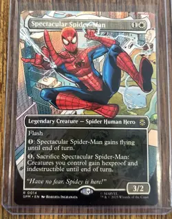 MTG Marvel Spider-Man, Spectacular Spider-Man - Borderless Foil - Image 1