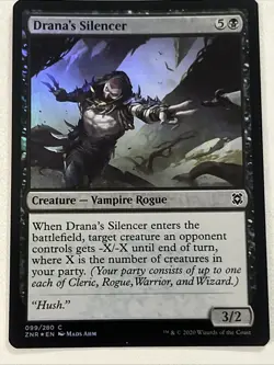 Drana's Silencer (C) (Foil) MTG Zendikar Rising ZNR - Image 1