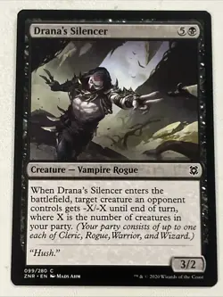 Drana's Silencer (C) MTG Zendikar Rising ZNR - Image 1