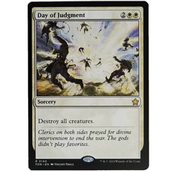x1 Day of Judgment FDN MTG M/NM White Rare Sorcery Foundations TCG CCG - Image 1