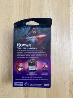 NEW SEALED MTG Magic The Gathering ROWAN Fearless Sparkmage Planeswaker Deck - Image 2