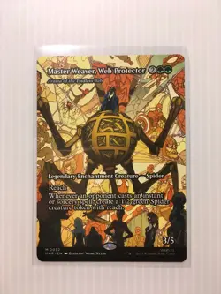MTG Master Weaver Web Protector M0032 Spider-Man Borderless Regular NM - Image 1